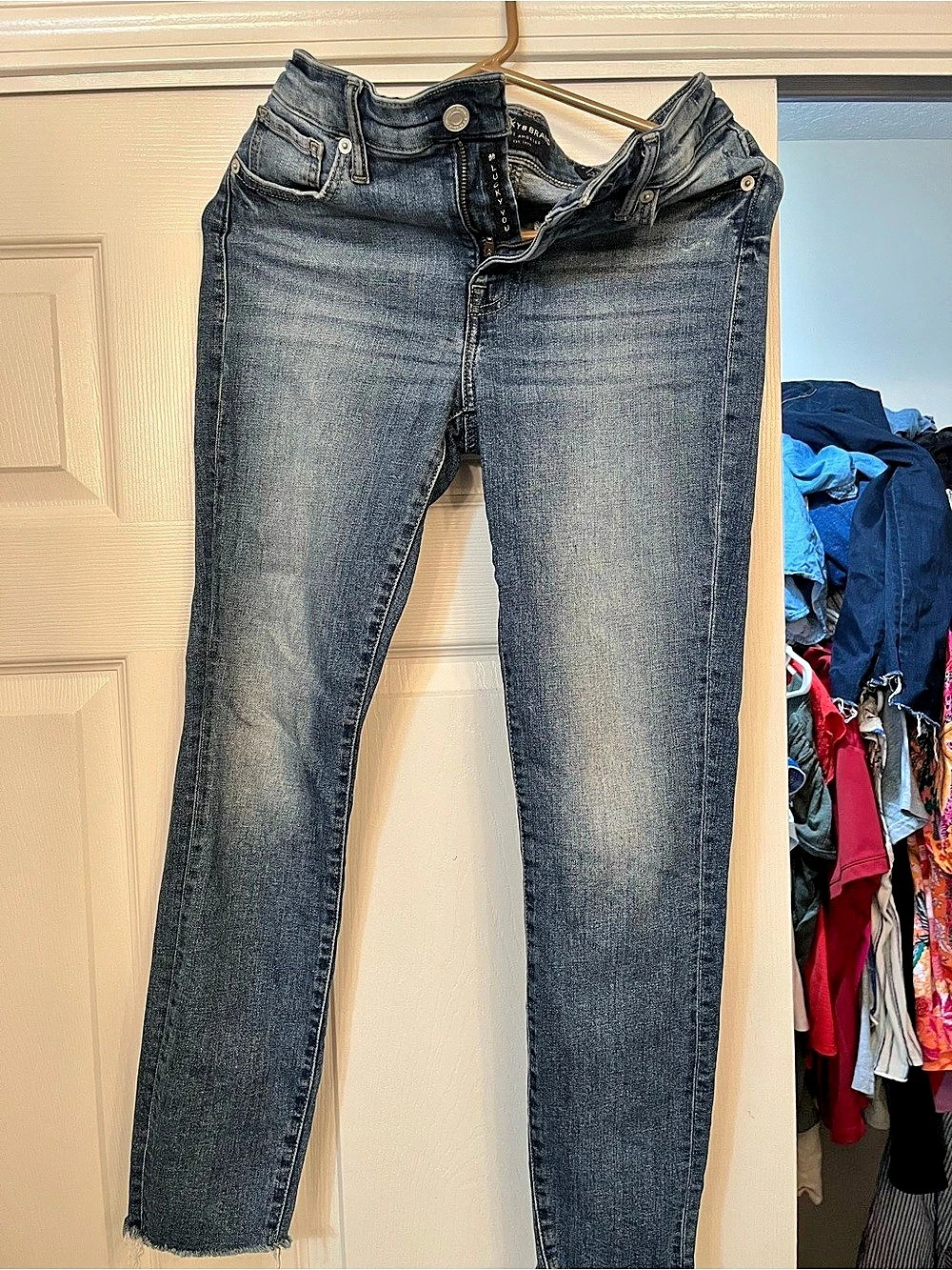 VIGOSS Classic Fit Skinny Jeans Waist 27 Length 28 Blue